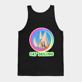 Cat Sailing Tank Top